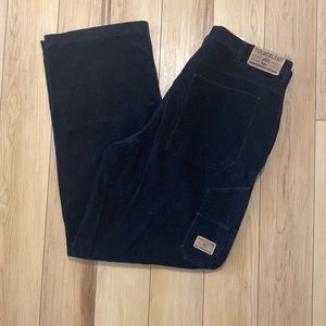 TIMBERLAND Black Corduroy Carpenter Jeans Mens 38